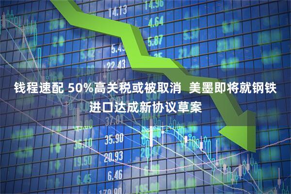 钱程速配 50%高关税或被取消  美墨即将就钢铁进口达成新协议草案